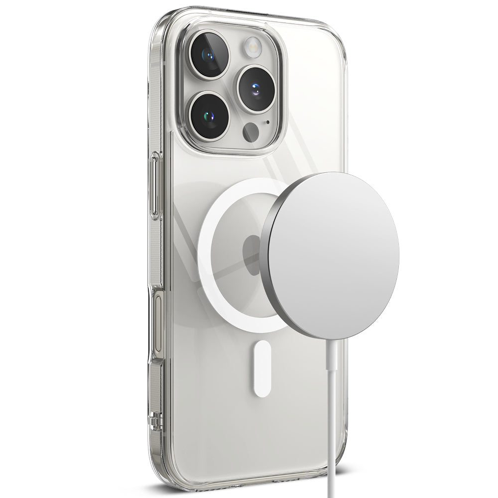 MagSafe-kuori Apple iPhone 16 Pro Maxille, Ringke, Fusion, Läpinäkyvä