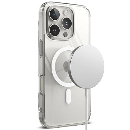 MagSafe-kuori Apple iPhone 16 Pro Maxille, Ringke, Fusion, Läpinäkyvä
