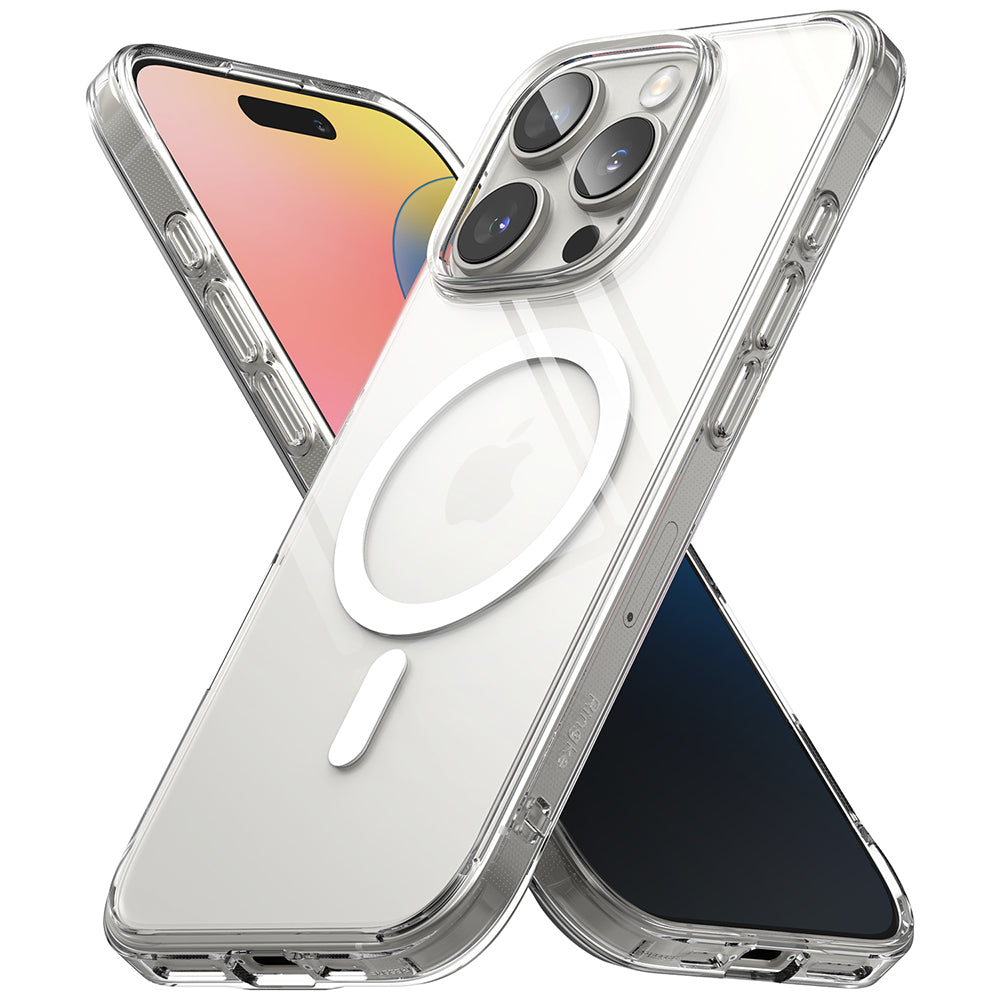 MagSafe-kuori Apple iPhone 16 Pro Maxille, Ringke, Fusion, Läpinäkyvä