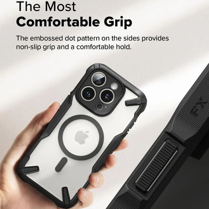 MagSafe-kotelo Apple iPhone 16 Pro Maxille, Ringke, Fusion X, Musta