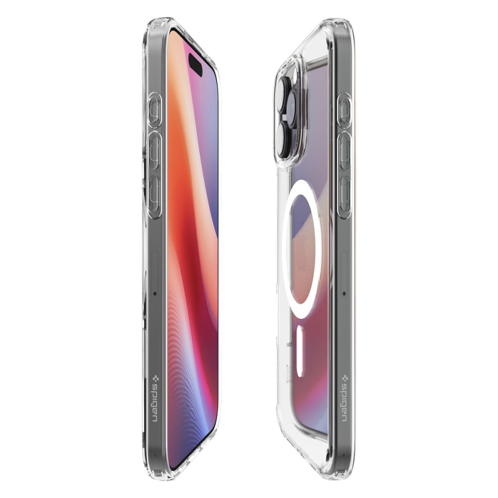 MagSafe-kotelo Apple iPhone 16 Pro Maxille, Spigen, Ultra Hybrid, Valkoinen ACS07998