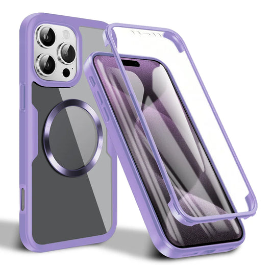MagSafe-kuori Apple iPhone 16 Pro Maxille, Techsuit, ColorVerse 360, Violetti