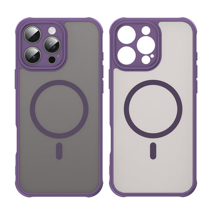 MagSafe Case for Apple iPhone 16 Pro Max, Techsuit, HaloFrost II, Purple