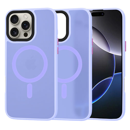 MagSafe-kuori Apple iPhone 16 Pro Maxille, Techsuit, HaloFrost, Vaaleanvioletti