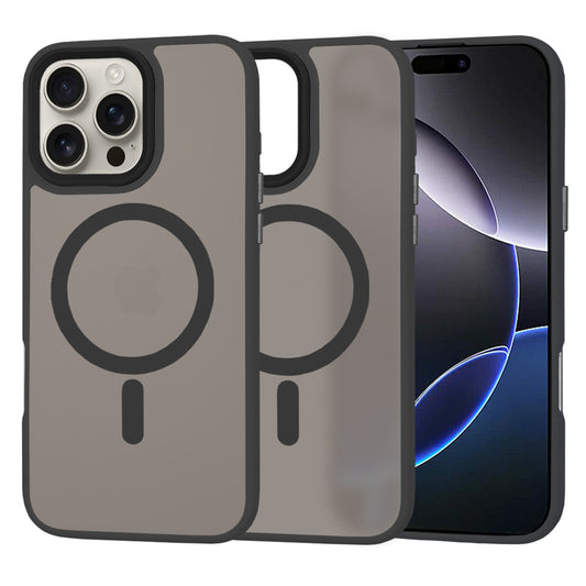 MagSafe-kotelo Apple iPhone 16 Pro Maxille, Techsuit, HaloFrost, Musta