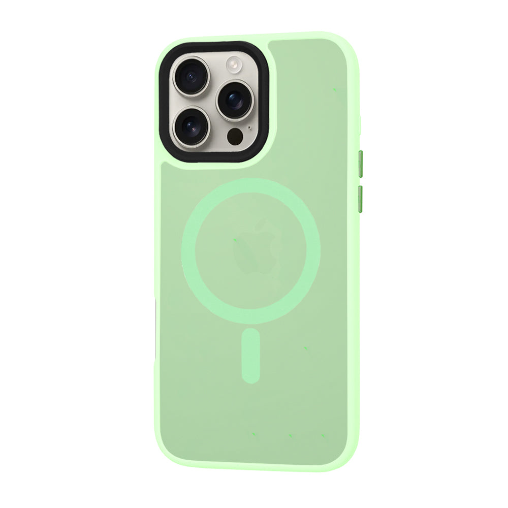 MagSafe-kuori Apple iPhone 16 Pro Maxille, Techsuit, HaloFrost, Vaaleanvihreä