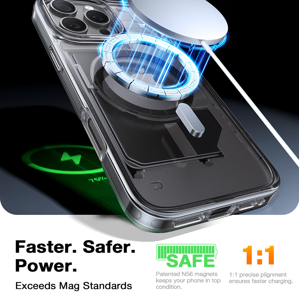 MagSafe-kuori Apple iPhone 16 Pro Maxille, Torras, Diamond, läpinäkyvä