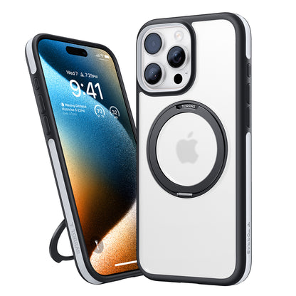 MagSafe-kotelo Apple iPhone 16 Pro Maxille, Torras, Ostand R Fusion, Musta