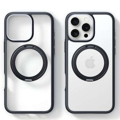MagSafe-kotelo Apple iPhone 16 Pro Maxille, Torras, Ostand R Fusion, Musta