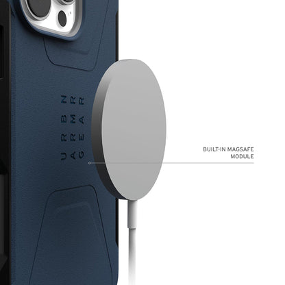 MagSafe-kuori Apple iPhone 16 Pro Maxille, Urban Armor Gear, Civilian, Laivastonsininen