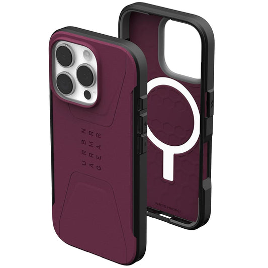 MagSafe-kuori Apple iPhone 16 Pro Maxille, Urban Armor Gear, Civilian, Viininpunainen