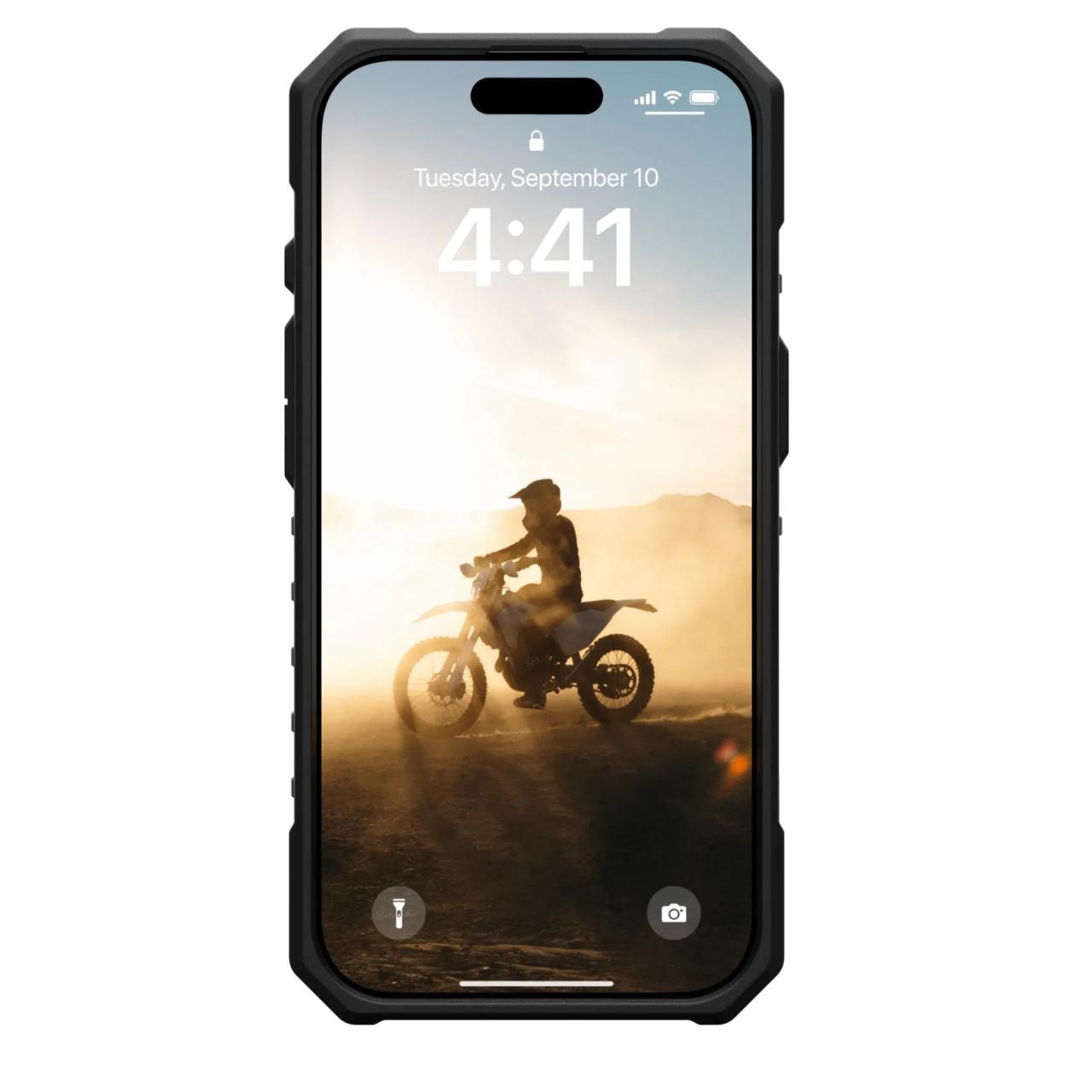MagSafe-kuori Apple iPhone 16 Pro Maxille, Urban Armor Gear, Pathfinder Clear, Harmaa