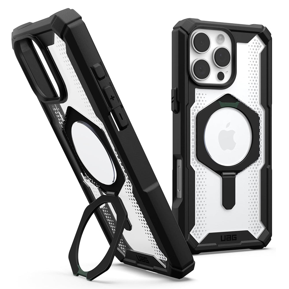 MagSafe-kuori Apple iPhone 16 Pro Maxille, Urban Armor Gear, Plasma XTE, Musta Läpinäkyvä