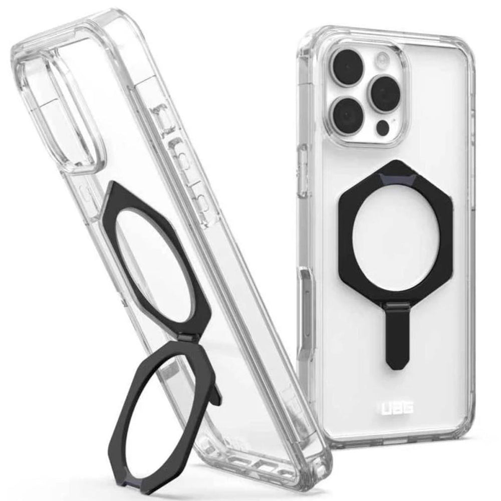 MagSafe Case for Apple iPhone 16 Pro Max, Urban Armor Gear, Plyo XTE, Transparent Black