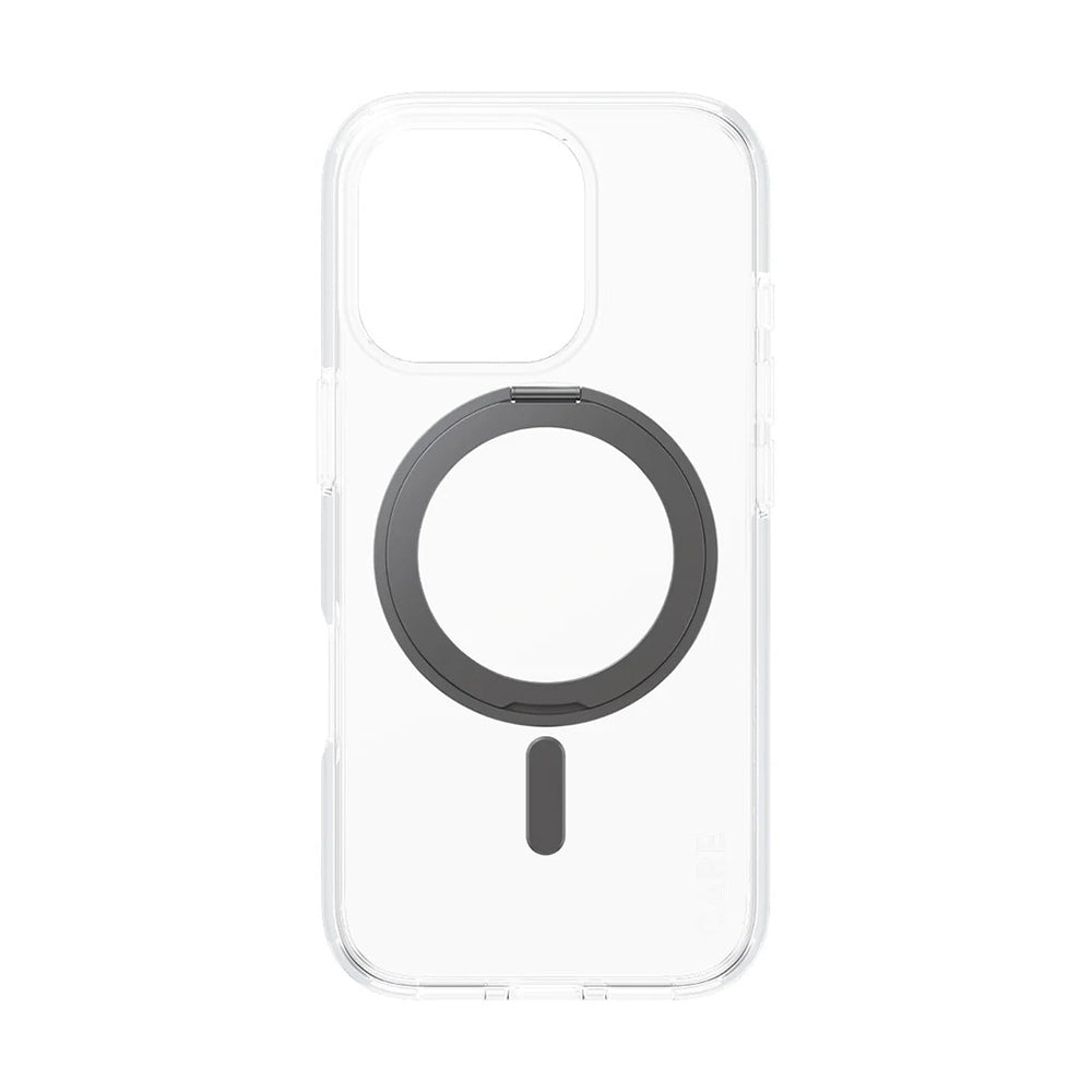 MagSafe-kotelo Apple iPhone 16 Prolle, PanzerGlass, Tukijalkaominaisuus, Läpinäkyvä Musta