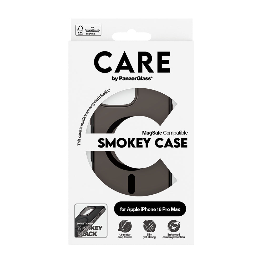 MagSafe-kotelo Apple iPhone 16 Prolle, PanzerGlass, Care Urban Combat, Musta
