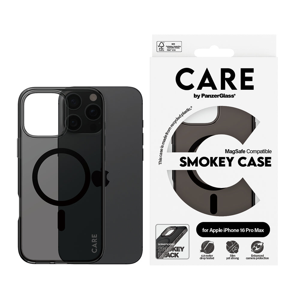 MagSafe-kotelo Apple iPhone 16 Prolle, PanzerGlass, Care Urban Combat, Musta
