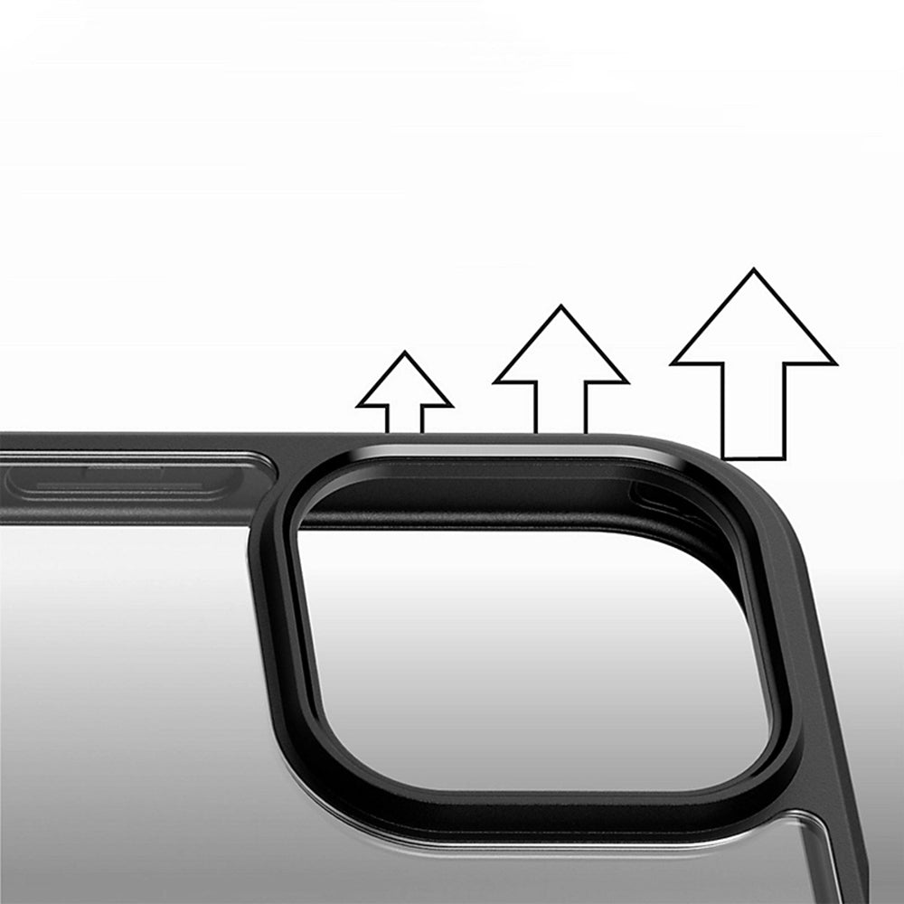 MagSafe Case for Apple iPhone 16 Pro, PanzerGlass, Frame, Black Transparent