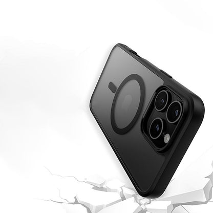 MagSafe Case for Apple iPhone 16 Pro, PanzerGlass, Frame, Black Transparent