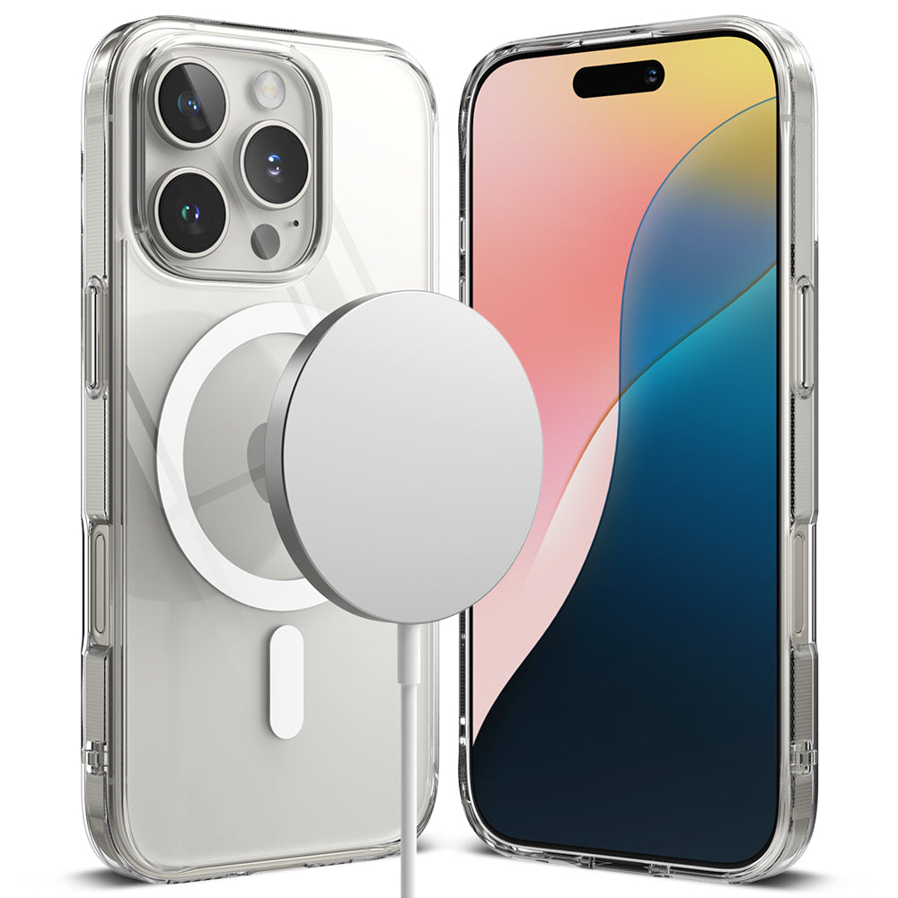 MagSafe-kuori Apple iPhone 16 Pro:lle, Ringke, Fusion, Läpinäkyvä