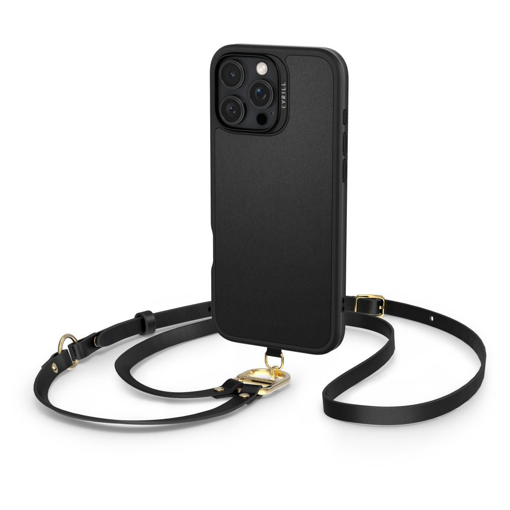 MagSafe-kotelo Apple iPhone 16 Prolle, Spigen, Cyrill Kajuk Classic Charm, Musta