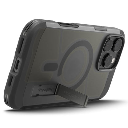 MagSafe-kotelo Apple iPhone 16 Prolle, Spigen, Tough Armor, Satinoitu Musta ACS09072
