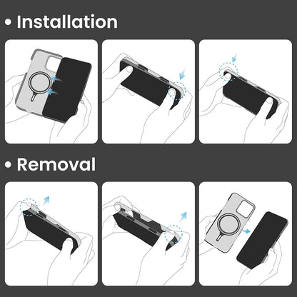 MagSafe-kuori Apple iPhone 16 Pro:lle, Techsuit, aramidikuitu, musta
