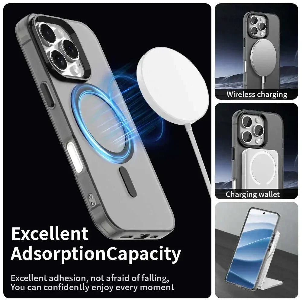 MagSafe-kuori Apple iPhone 16 Pro:lle, Techsuit, CandyCase, Musta