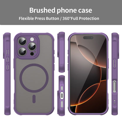 MagSafe Case for Apple iPhone 16 Pro, Techsuit, HaloFrost II, Purple