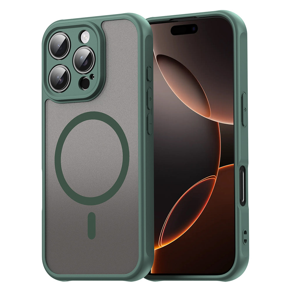 MagSafe-kuori Apple iPhone 16 Pro:lle, Techsuit, HaloFrost II, Vihreä