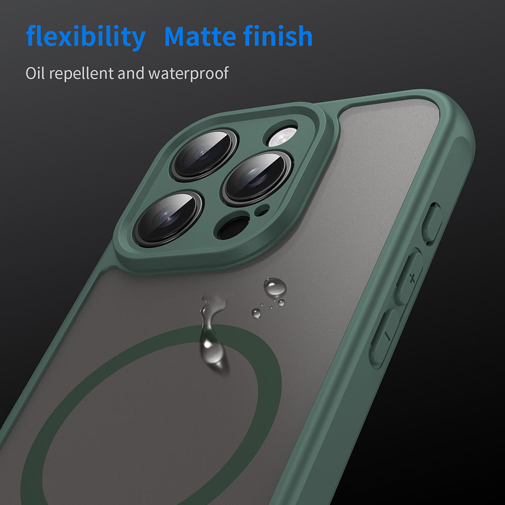 MagSafe-kuori Apple iPhone 16 Pro:lle, Techsuit, HaloFrost II, Vihreä