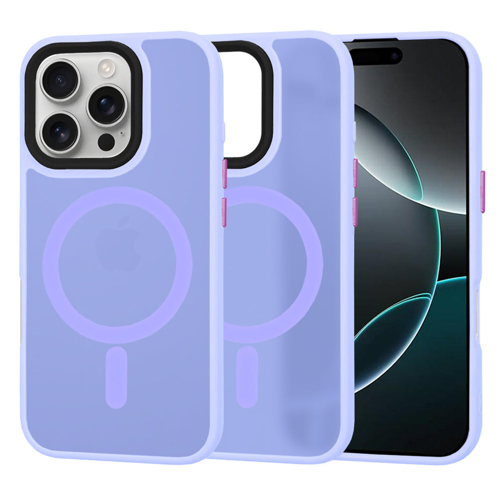 MagSafe-kuori Apple iPhone 16 Pro:lle, Techsuit, HaloFrost, Vaaleanvioletti
