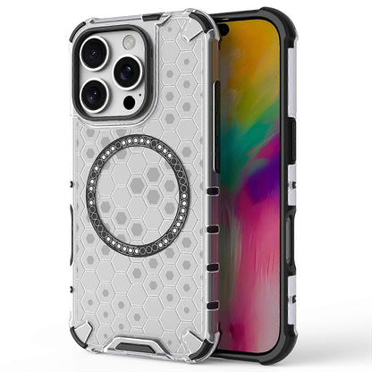 MagSafe-kuori Apple iPhone 16 Pro:lle, Techsuit, HoneyComb Shield, Valkoinen
