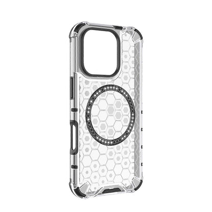 MagSafe-kuori Apple iPhone 16 Pro:lle, Techsuit, HoneyComb Shield, Valkoinen