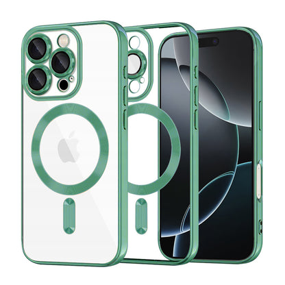MagSafe-kuori Apple iPhone 16 Pro:lle, Techsuit, Luxury Crystal, Vaaleanvihreä