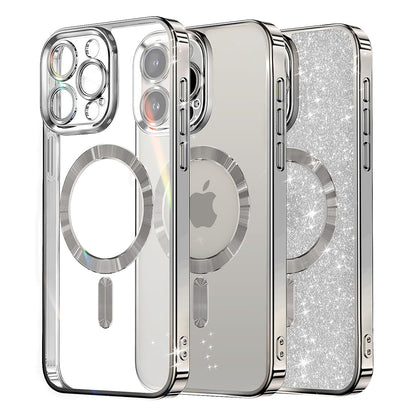 MagSafe-kuori Apple iPhone 16 Pro:lle, Techsuit, Luxury Glitter, Hopea