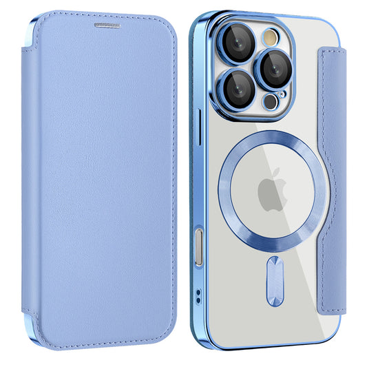 MagSafe-kuori Apple iPhone 16 Pro:lle, Techsuit, SmartMag Book, Sininen