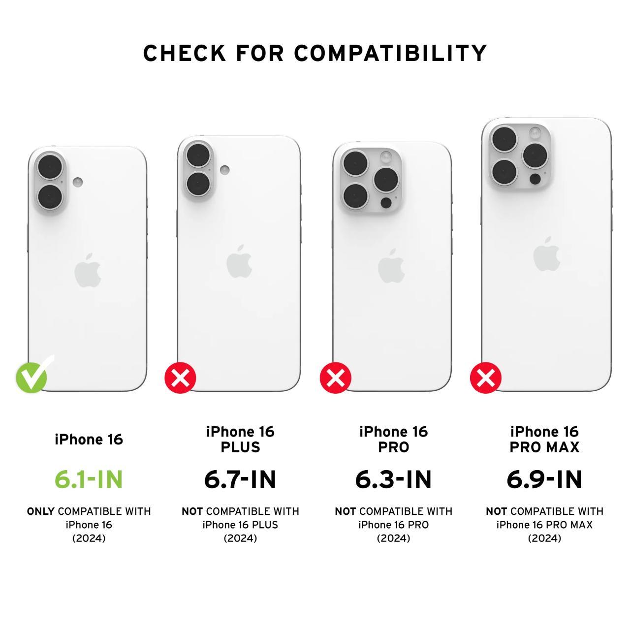 MagSafe-kuori Apple iPhone 16 Pro:lle, Urban Armor Gear, Pathfinder Clear, Harmaa