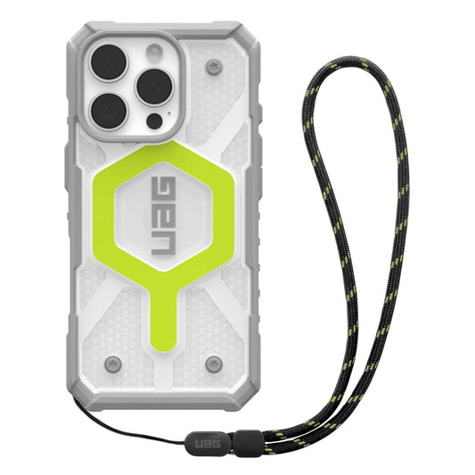 MagSafe-kuori Apple iPhone 16 Pro:lle, Urban Armor Gear, Pathfinder Clear nauhalla, Vihreä