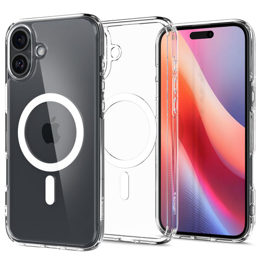 MagSafe Case for Apple iPhone 16, Spigen, Ultra Hybrid, White