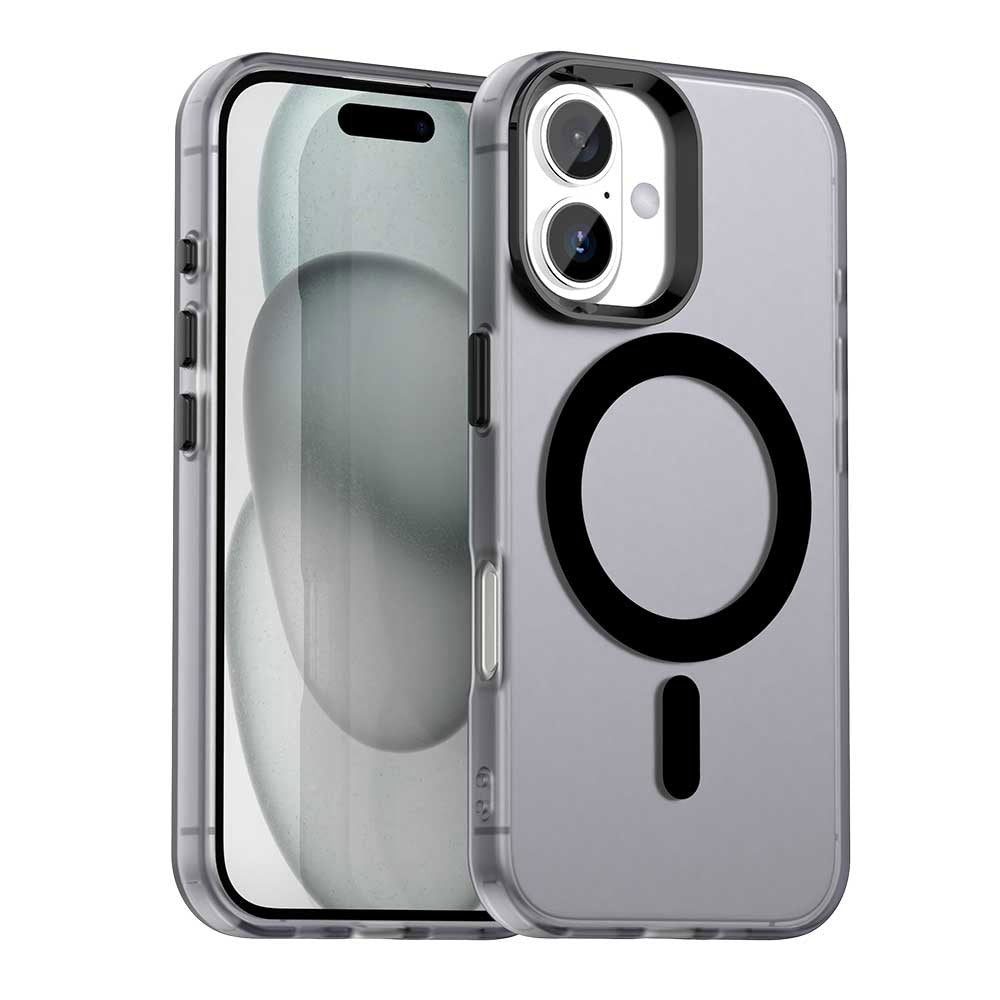 MagSafe-kuori Apple iPhone 16:lle, Techsuit, CandyCase, Musta