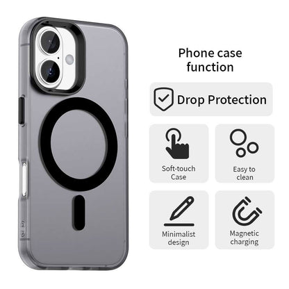 MagSafe-kuori Apple iPhone 16:lle, Techsuit, CandyCase, Musta