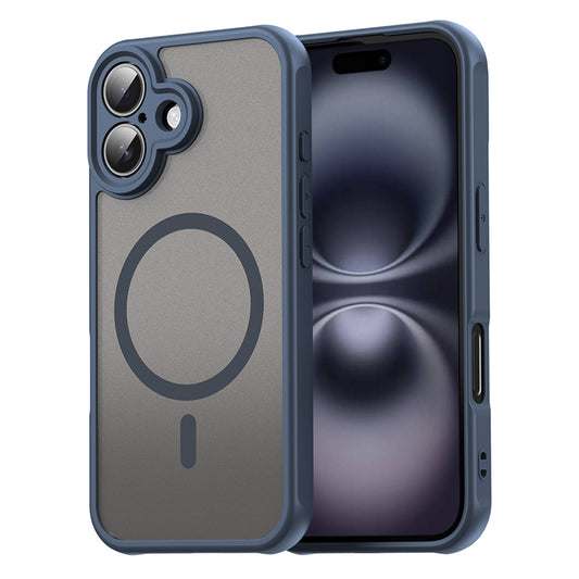 MagSafe-kuori Apple iPhone 16:lle, Techsuit, HaloFrost II, Laivastonsininen