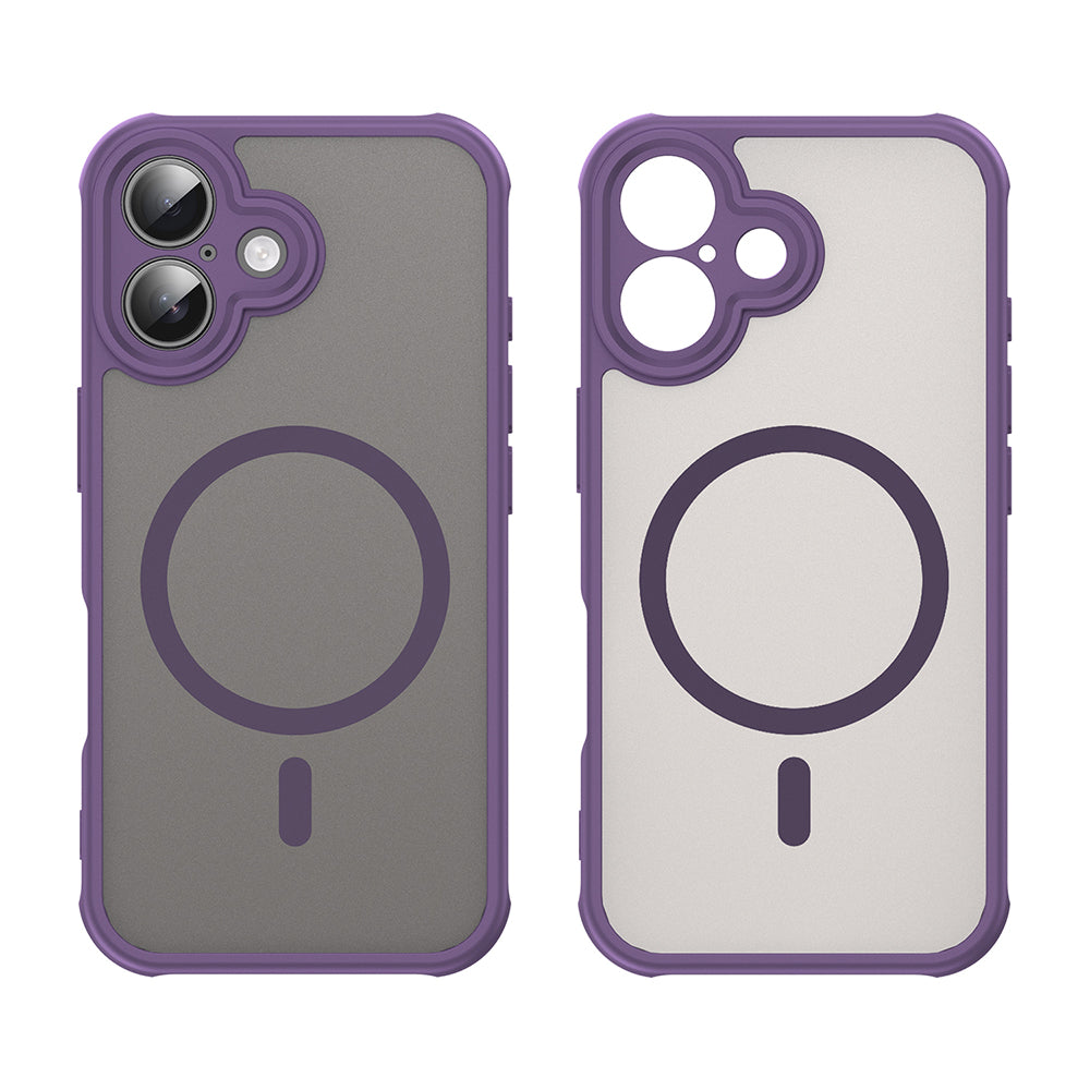 MagSafe-kuori Apple iPhone 16:lle, Techsuit, HaloFrost II, Violetti