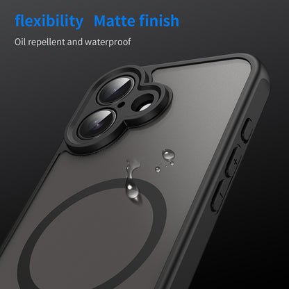MagSafe-kuori Apple iPhone 16:lle, Techsuit, HaloFrost II, Musta