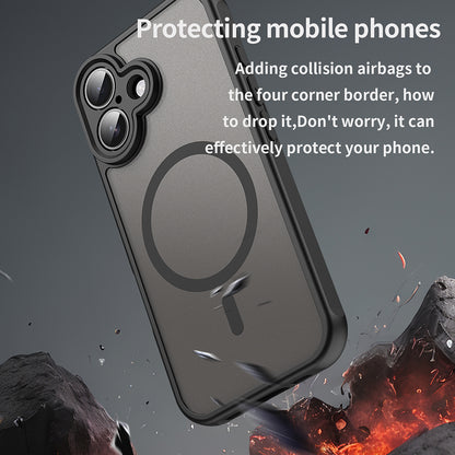 MagSafe-kuori Apple iPhone 16:lle, Techsuit, HaloFrost II, Musta
