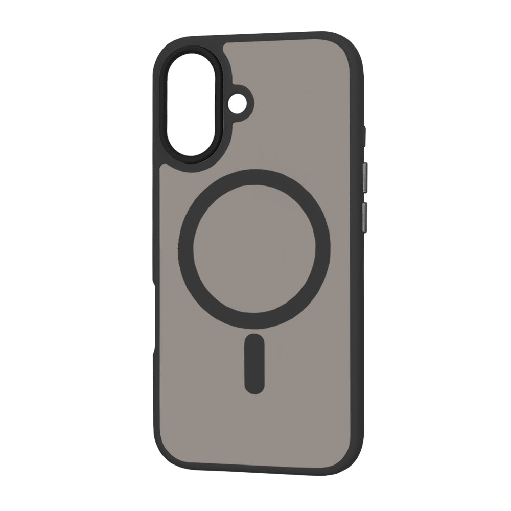 MagSafe-kotelo Apple iPhone 16:lle, Techsuit, HaloFrost, Musta