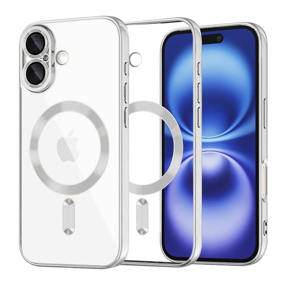 MagSafe-kuori Apple iPhone 16:lle, Techsuit, Luxury Crystal, Hopea