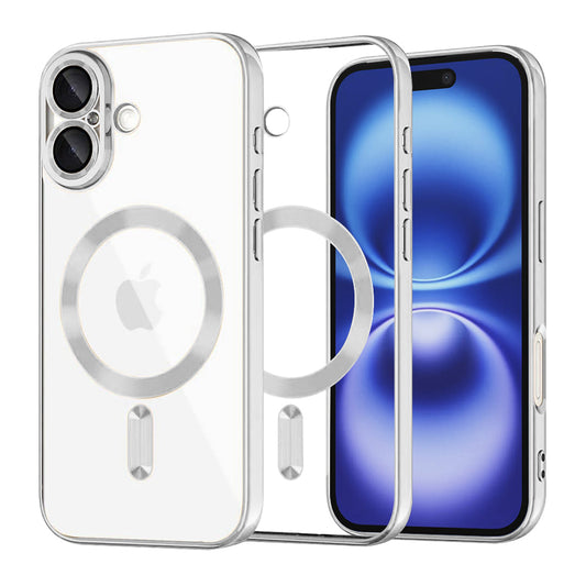 MagSafe-kuori Apple iPhone 16:lle, Techsuit, Luxury Crystal, Hopea