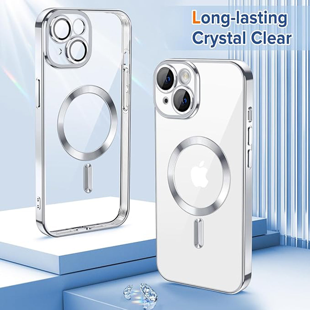 MagSafe-kuori Apple iPhone 16:lle, Techsuit, Luxury Crystal, Hopea